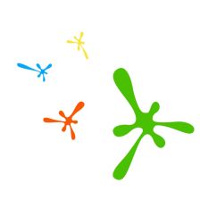 Kaňky - samolepka na zeď Kaňky - samolepka na zeď