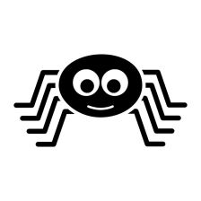 Pavouček - samolepka na zeď Pavouček - samolepka na zeď