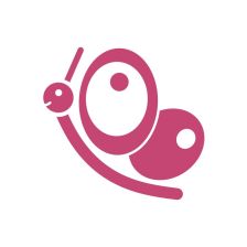 Sedící motýlek - samolepka na zeď Sedící motýlek - samolepka na zeď