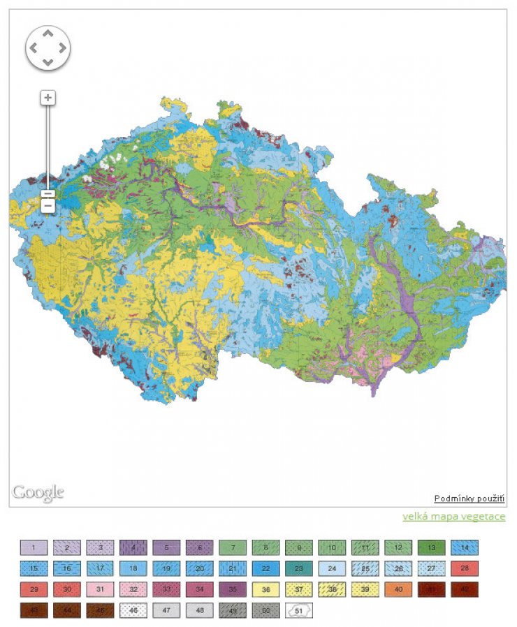 zobrazit detail snímku: Pylová mapa