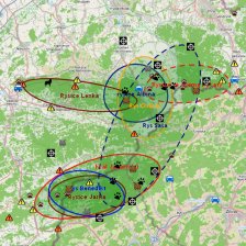 Mapa velkých šelem v Beskydech