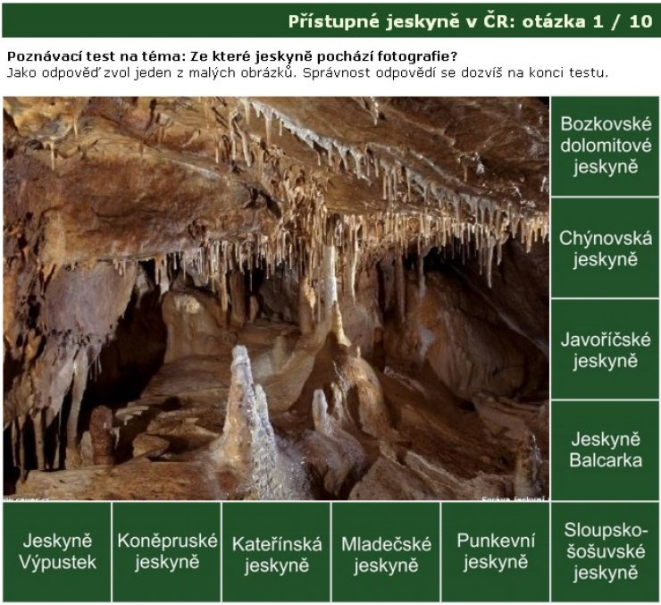 zobrazit detail snímku: Poznávačka České přístupné jeskyně