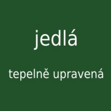 Jedlá houba po důkladné tepelné úpravě