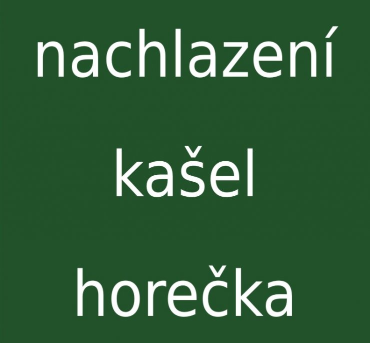 zobrazit detail snímku: Nachlazení, kašel, horečka