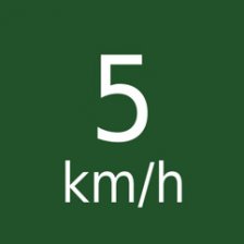 Rychlost 5km/h