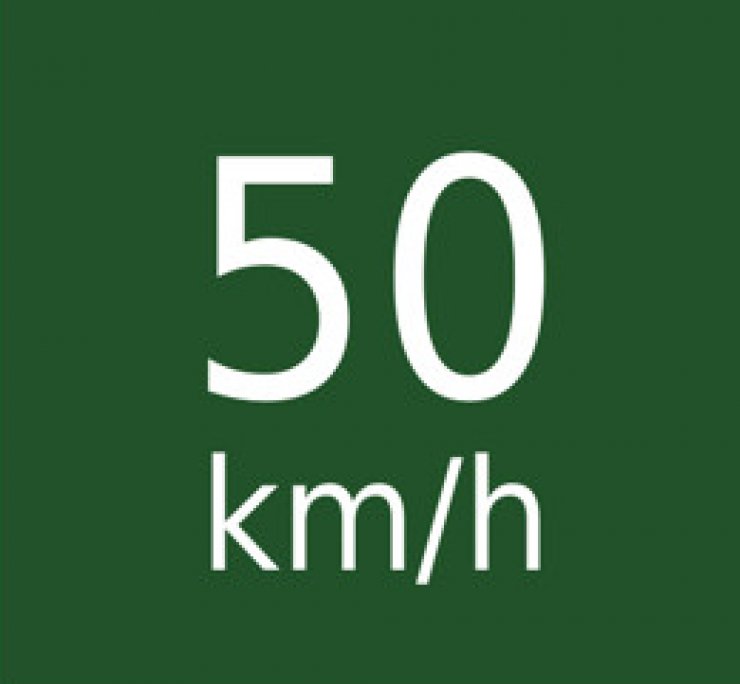 zobrazit detail snímku: Rychlost 50km/h