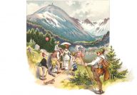 Jak vypadal turistický ruch na Sněžce před dávnými časy? Vtipný popis krkonošské turistiky z roku 1898 vám to ukáže: Zajímá vás, jak vypadal turismus v Krkonoších…