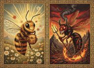 Příroda podle umělé inteligence: Včely jsou hodné, vosy zlé! Příroda podle umělé inteligence: Včely jsou hodné, vosy zlé!: Při zmínce o včelách se většině lidí vybaví med,…