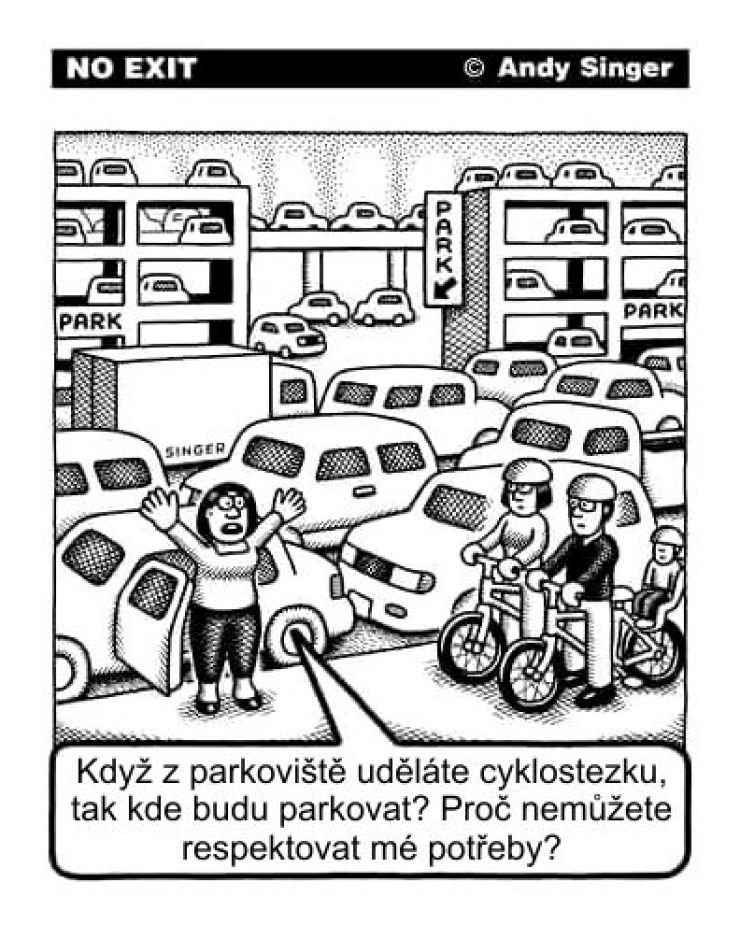 zobrazit detail snímku: Těžký život motoristů.