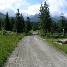 Chodní od naučnej geologickej plochy smerom ku Kopskému sedlu 