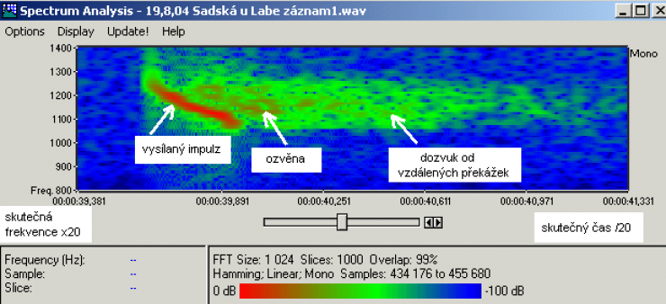 zobrazit detail snímku: Sonogram